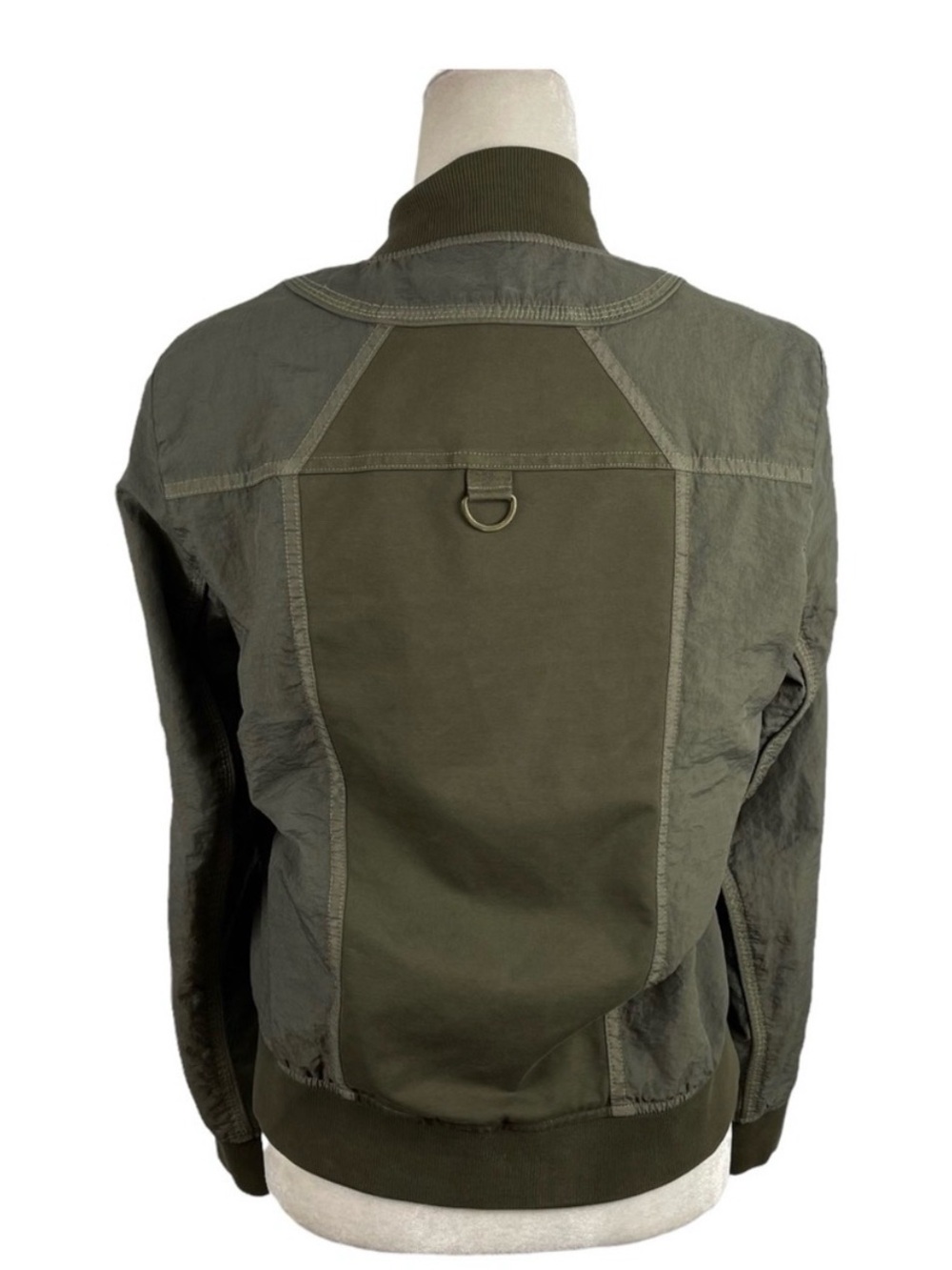 Anthropologie Marrakech Vista Bomber Jacket, Olive Green, Size Small - Picture 7 of 8